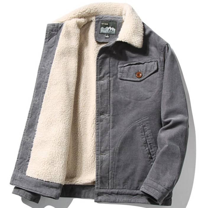 Blouson Western Homme Gris / M 40-52kg