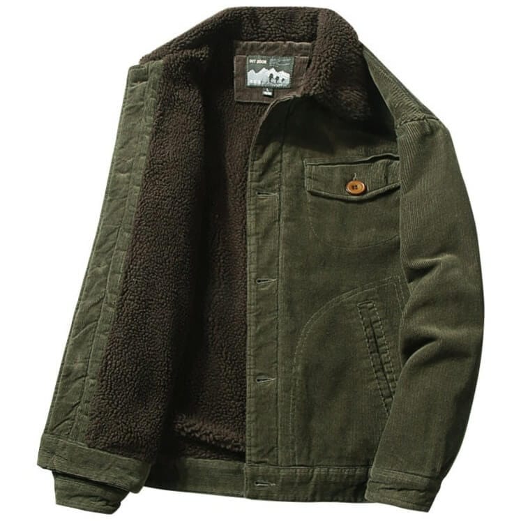 Blouson Western Homme Vert / M 40-52kg