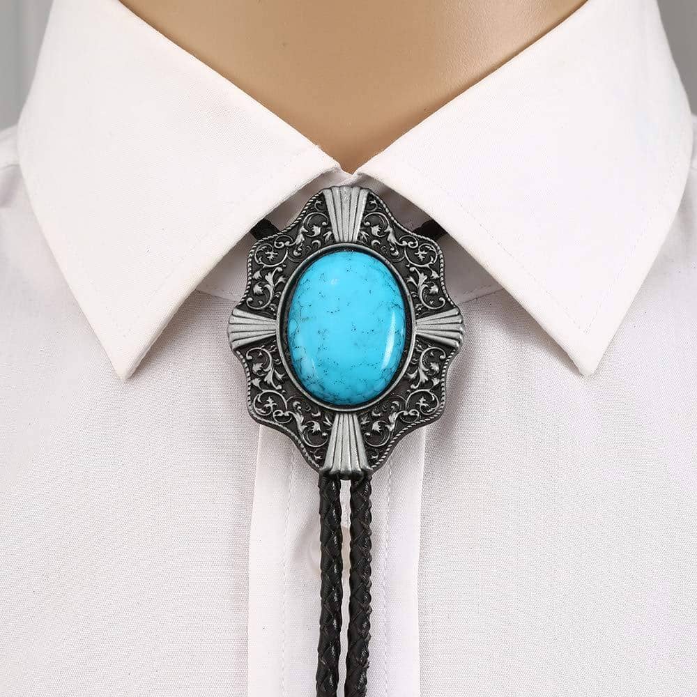 Bolo Tie Blue Stone