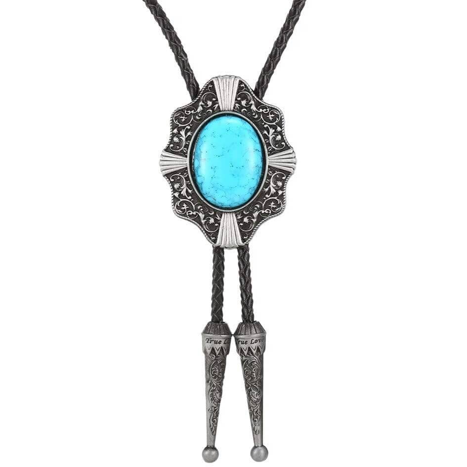 Bolo Tie Blue Stone