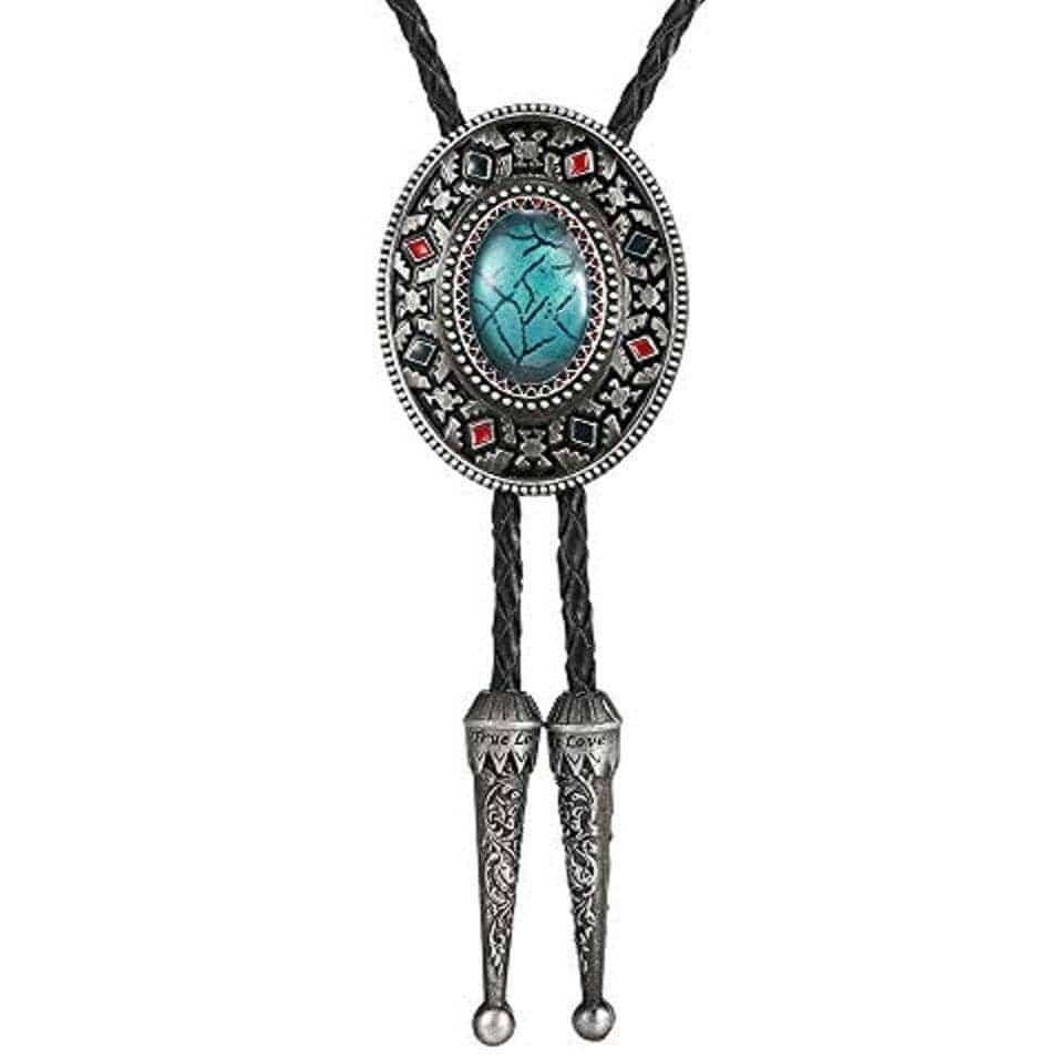 Bolo Tie Femme Vert