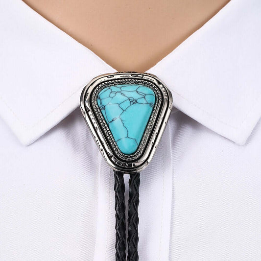 Bolo Tie Pierre Bleue