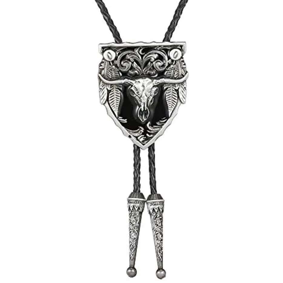 Bolo Tie Skull