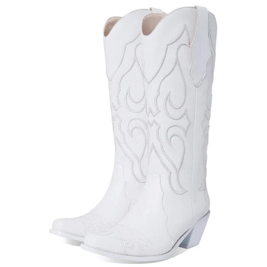 Bottes Country Blanches