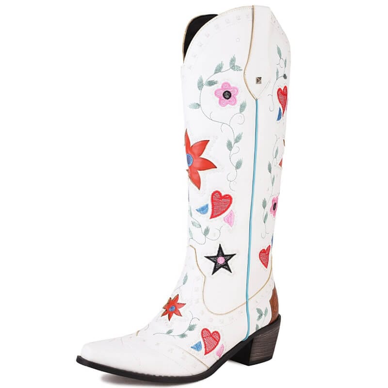 Bottes Country Line Dance Blanc / 35 | 22.5