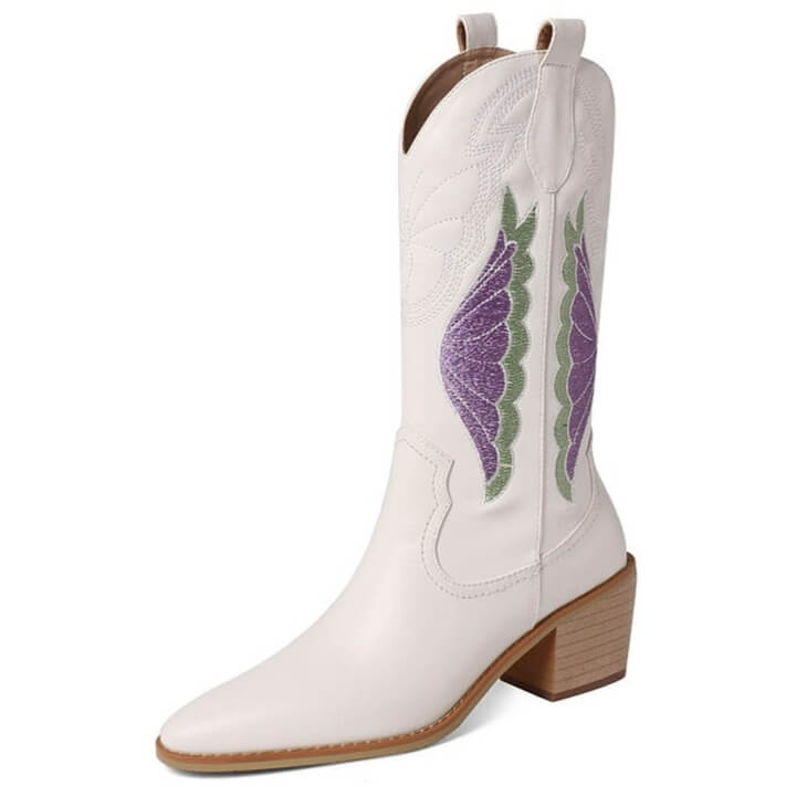 Bottes Cowboy Blanches 35 | 22.5