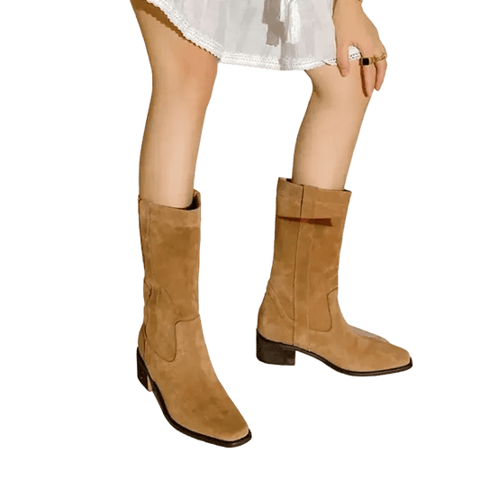 Bottes Cowboy Daim Femme