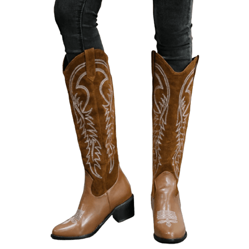 Bottes Cowboy Hautes pour Femme