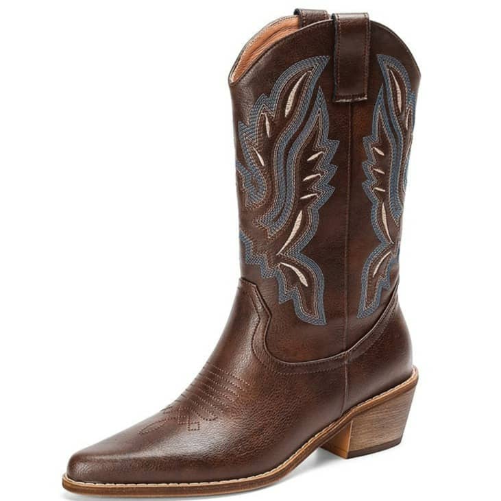 Bottes Cowboy Marron 35 | 22.5