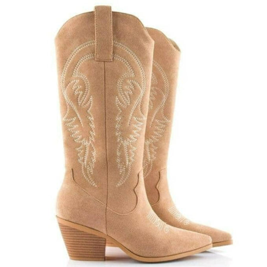 Bottes Style Cowboy pour Femme