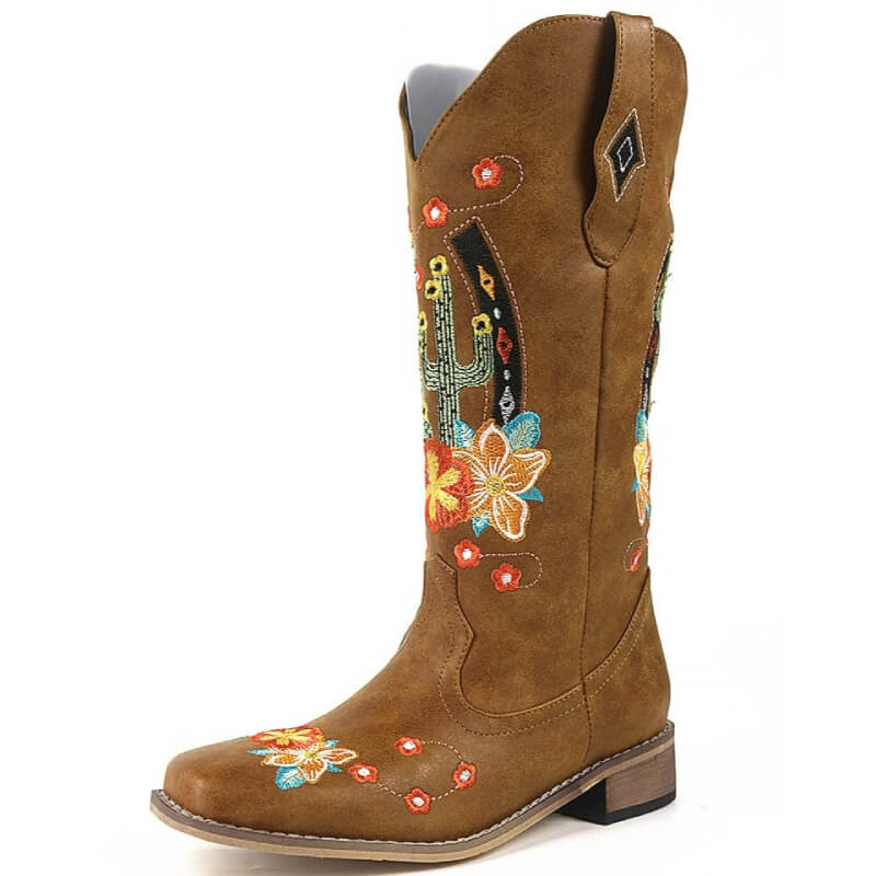 Bottes Western Femme Bouts Carrés 35 | 22.5