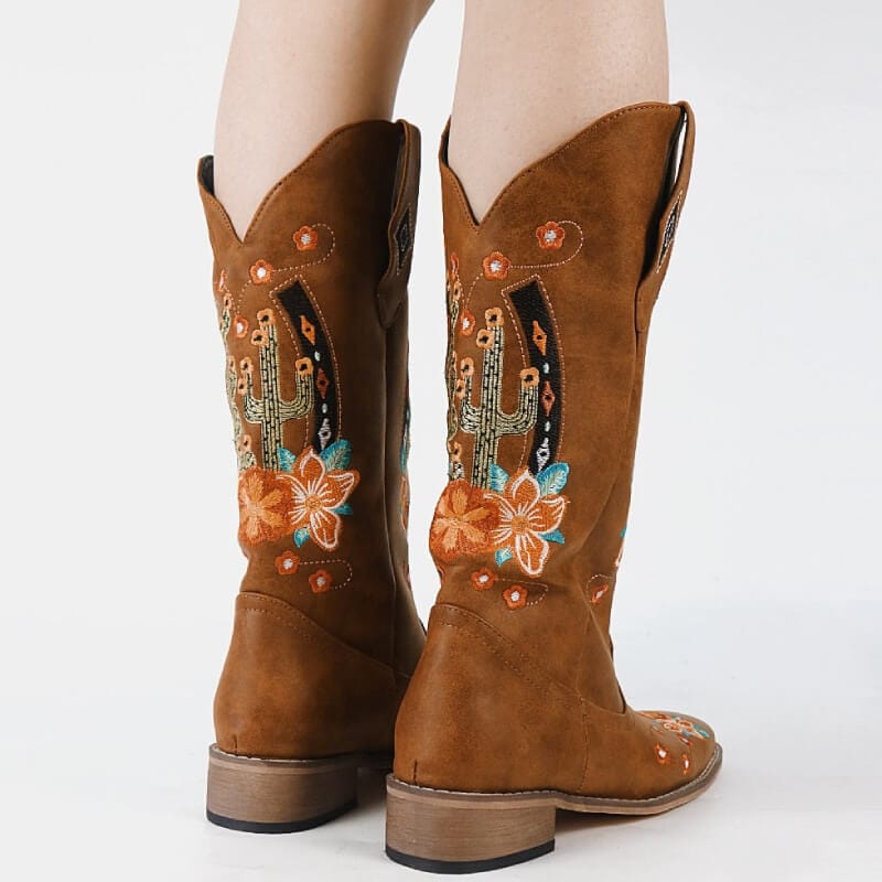 Bottes Western Femme Bouts Carrés