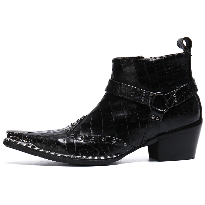 Bottines Cowboy  en Cuir 37 | 23.5