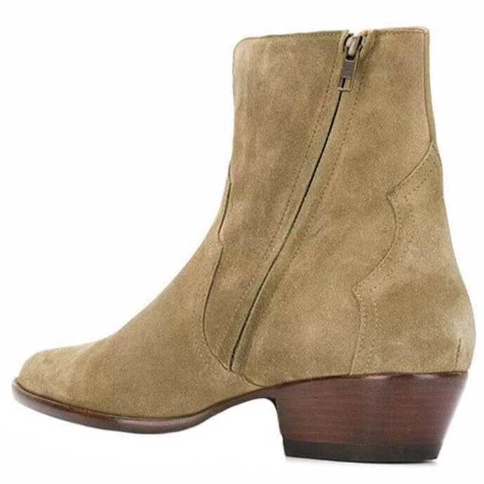 Bottines Cowboy Homme Beige