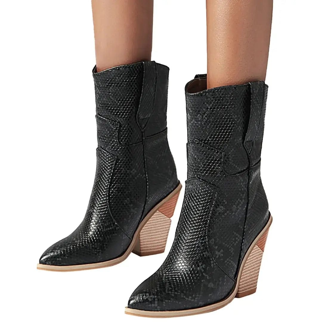 Bottines Cowboy Serpent