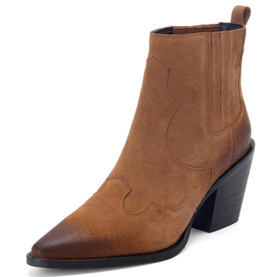 Bottines Santiags Camel pour Femme 34 | 22