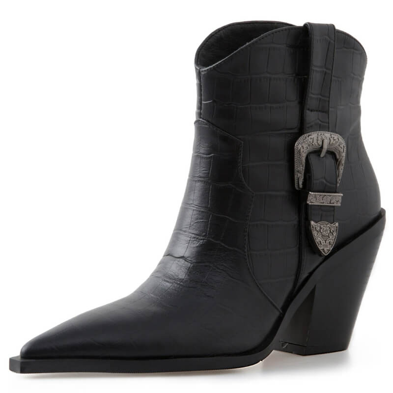 Bottines Western en Cuir pour Femme 35 | 22.5