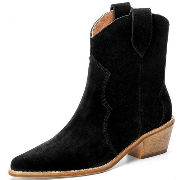 Bottines Western en Daim 35 | 22.5