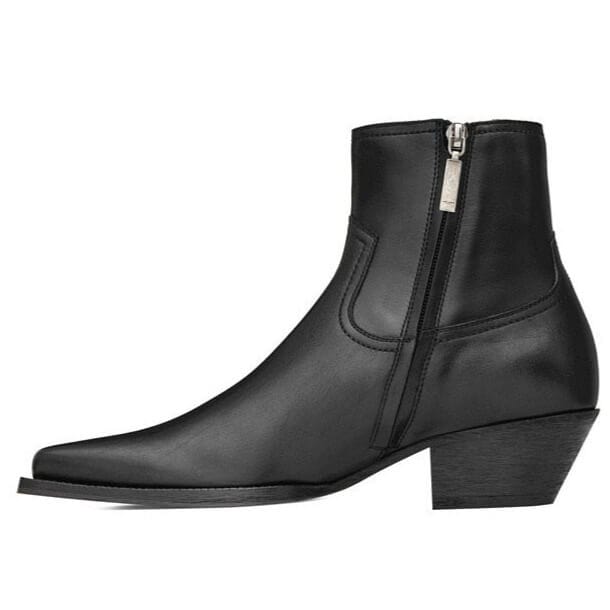 Bottines Western Homme en Cuir