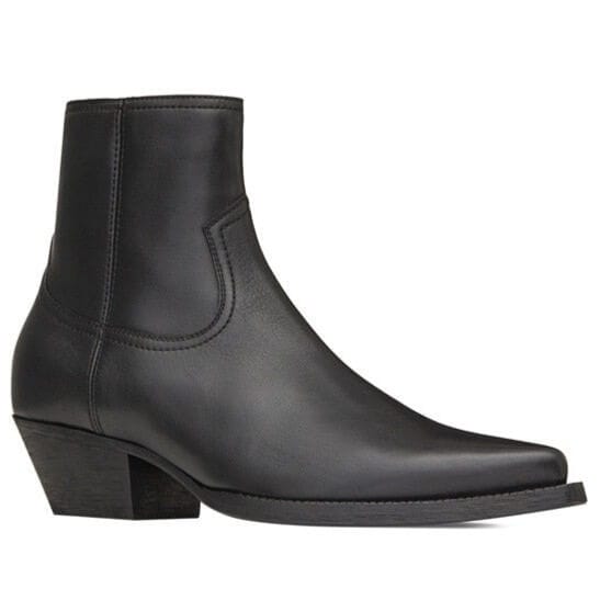 Bottines Western Homme en Cuir