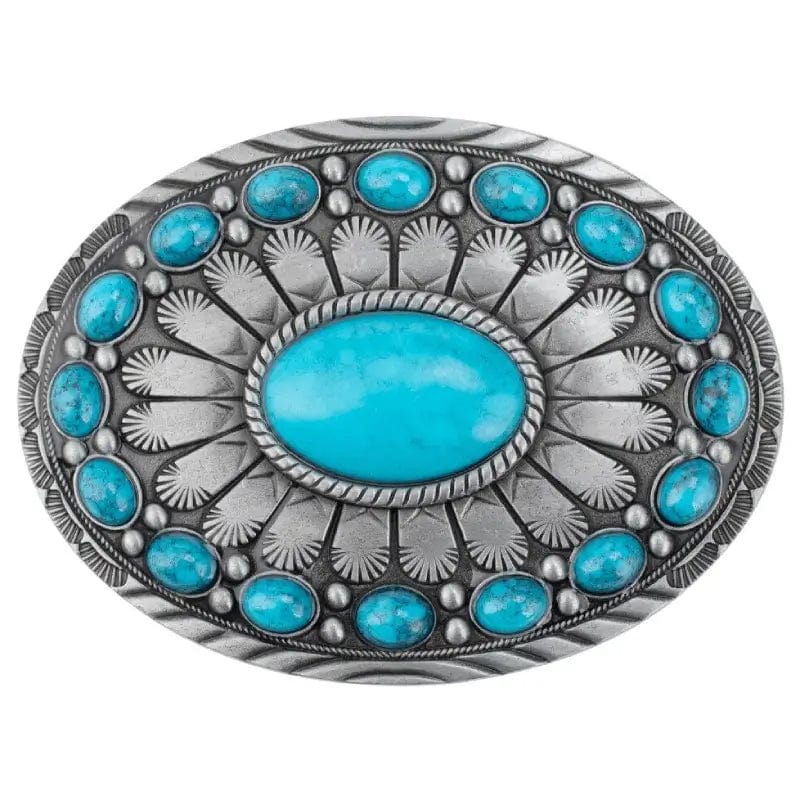 Boucle de Ceinture avec Turquoise