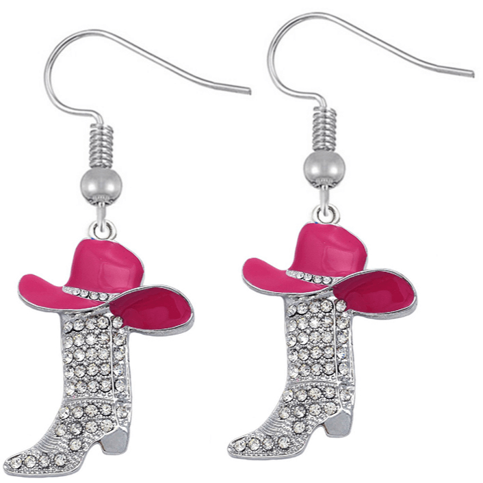 Boucles d'Oreilles Cowboy Rose