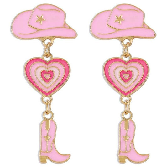 Boucles d'Oreilles Cowgirl