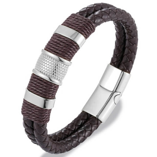 Bracelet Cowboy Marron / 19cm