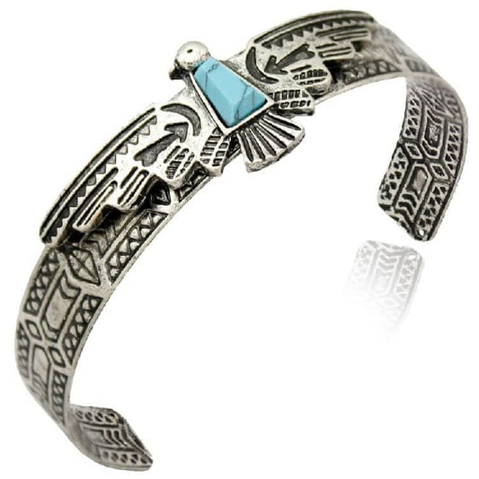 Bracelet Navajo Argent et Turquoise