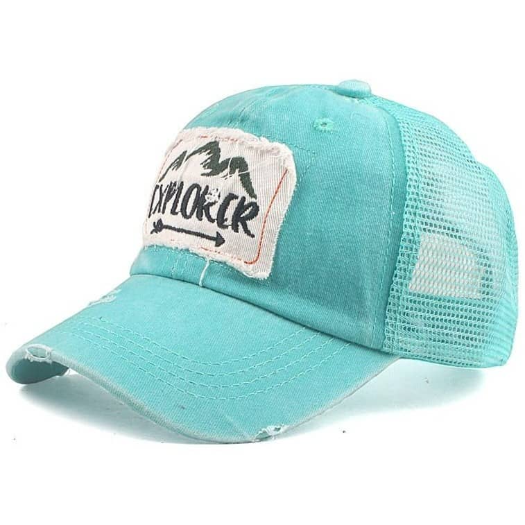 Casquette Américaine Homme Bleu clair