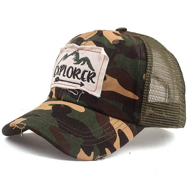 Casquette Américaine Homme Camouflage