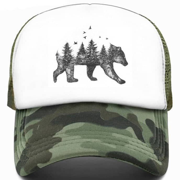 Casquette Équitation Western Camouflage