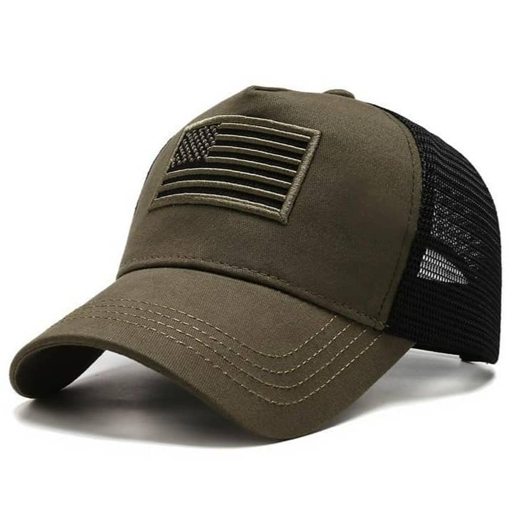 Casquette Militaire Américaine Vert kaki