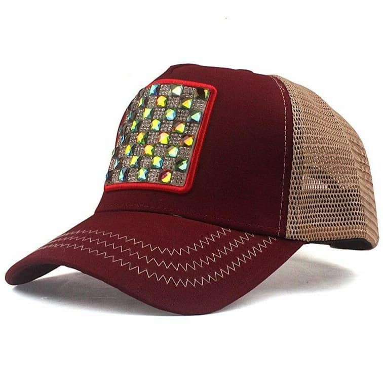 Casquette Western pour Femme Bordeaux