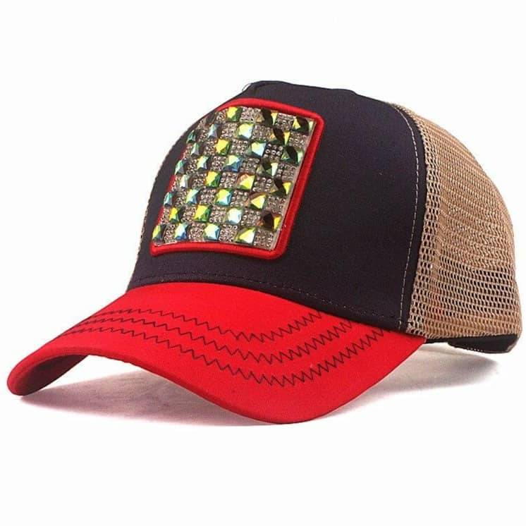 Casquette Western pour Femme Rouge