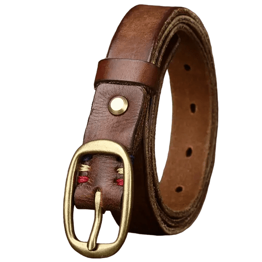 Ceinture en Cuir Style Western Femme 95cm