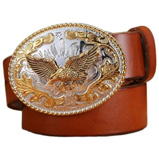 Ceinture Style Western Homme Marron / 100cm