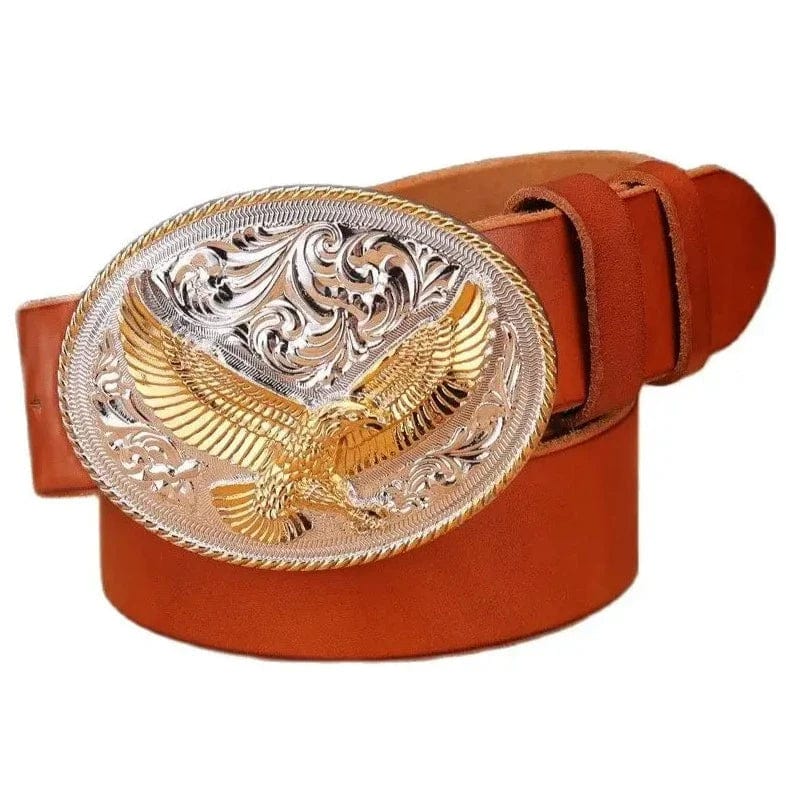 Ceinture Western Homme Marron clair / 100cm