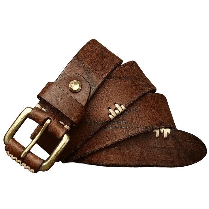 Ceinture Western Marron