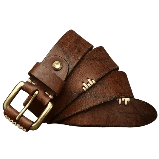 Ceinture Western Marron