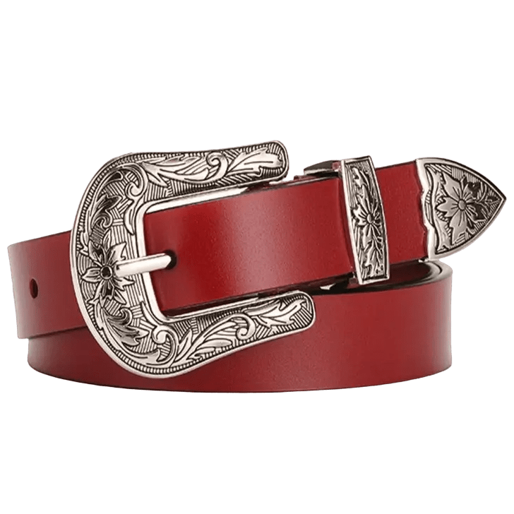 Ceinture Western Rouge 95cm