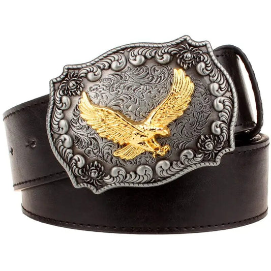 Ceinture Western Vintage Noir / 105cm