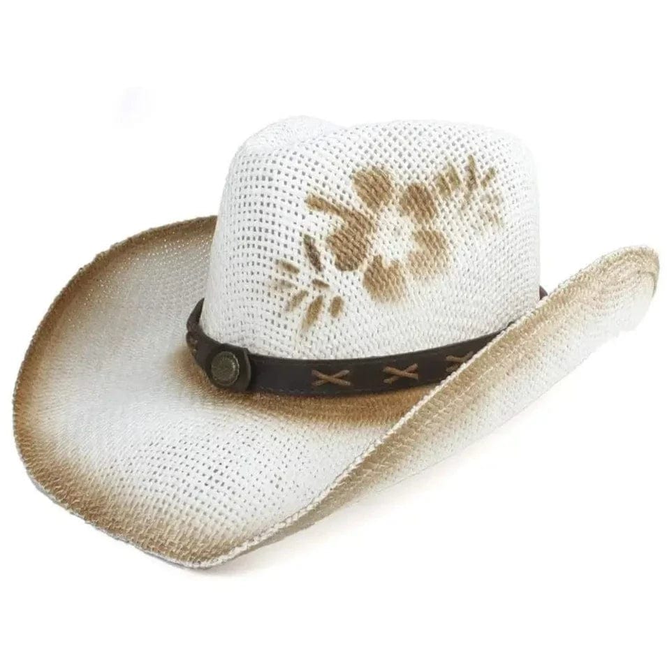 Chapeau Country Femme Blanc