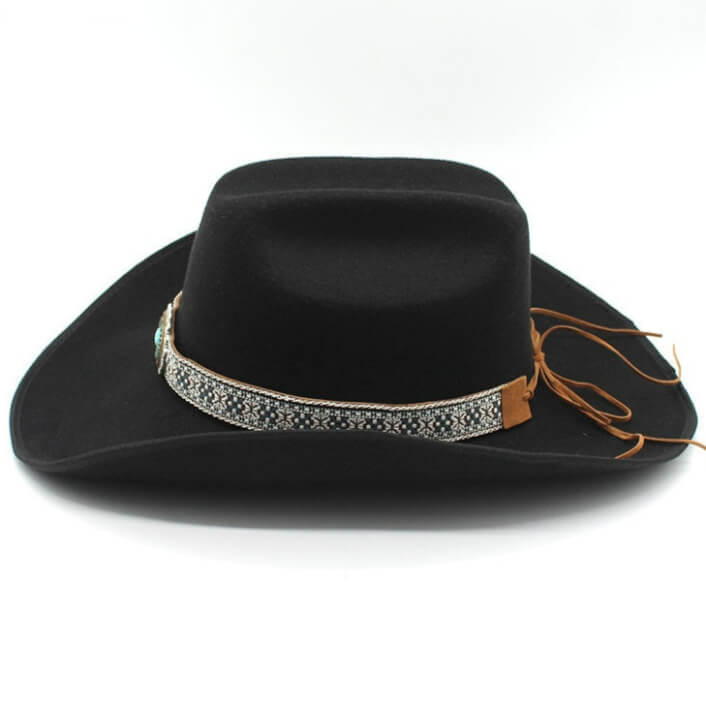 Chapeau Country Femme Noir