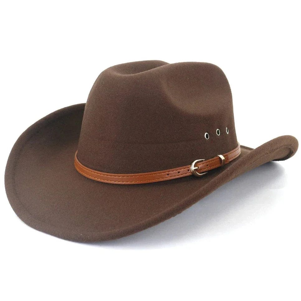 Chapeau Country Western Marron