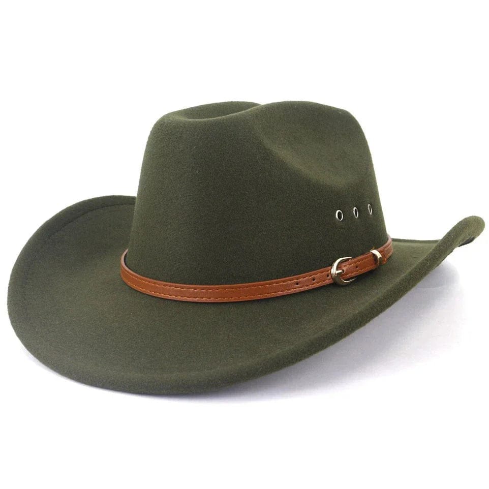 Chapeau Country Western Vert