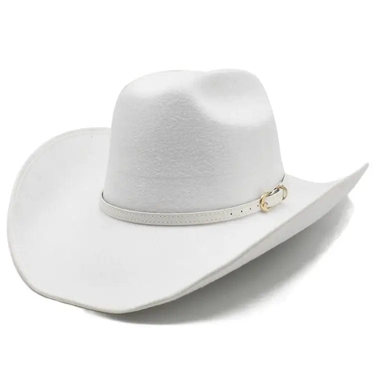 Chapeau Cowgirl Chic Blanc