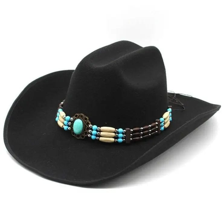 Chapeau Cowgirl Noir