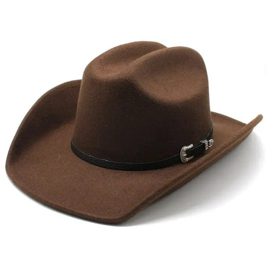 Chapeau de Cowboy Authentique Marron