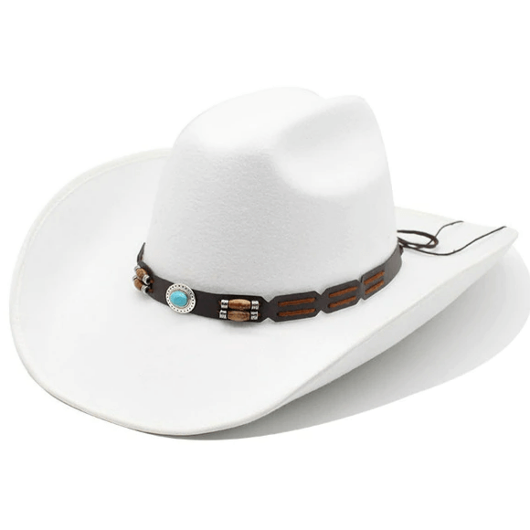 Chapeau de Cowboy Blanc